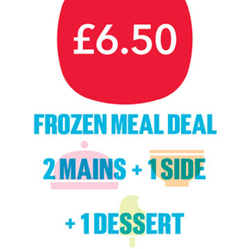 Image fof offer Frozen Faves! 2 mains, 1 side + 1 dessert for £6.50