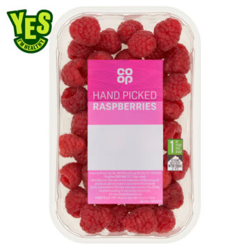 Image fof offer Co-op Hand Picked Raspberries 150g