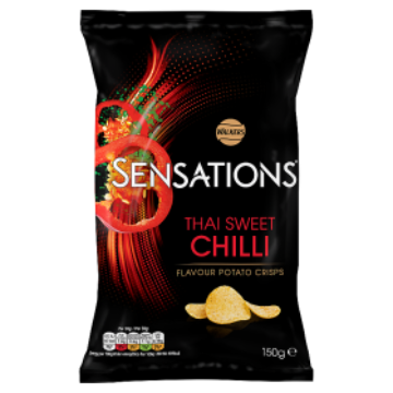 Image fof offer Walkers Sensations Thai Sweet Chilli 150G