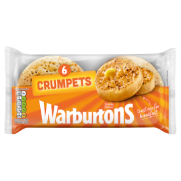 Image fof offer Warburton's Crumpet 6 Pack