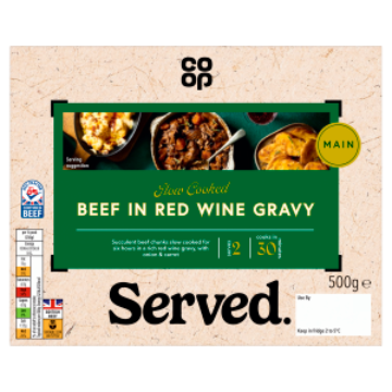 Image fof offer Beef in Red Wine Gravy