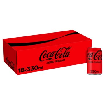 Image fof offer Coca Cola Zero 18x 330ml