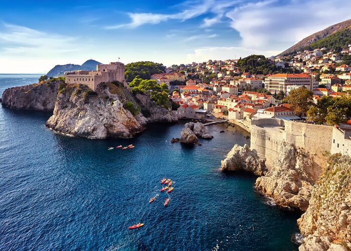 Getty Images 618868492 General view of Dubrovnik Fortresses Lovrijenac and Bokar seen jpg