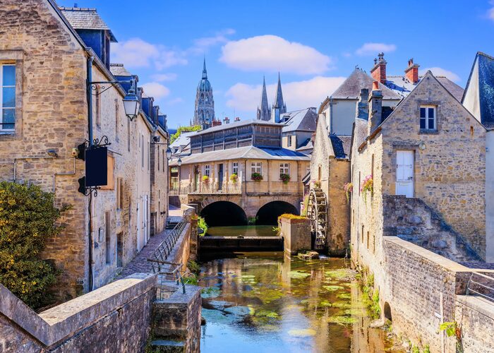 Paris normandy le havre france notre dame in foreground