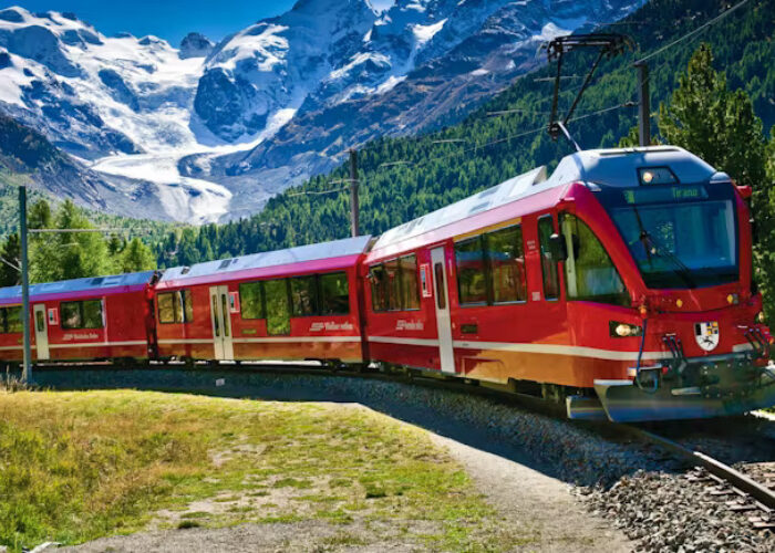 Bernina express montebello curve