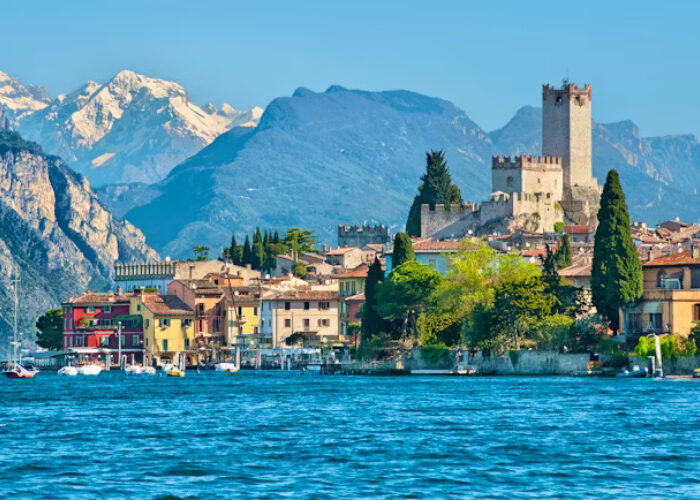 Village of malcesine lake garda