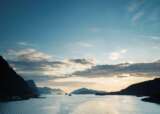 Early sail into Olden Norway
