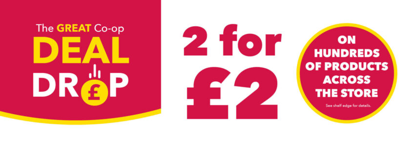 Image fof offer 2 for £2 on hundreds of products