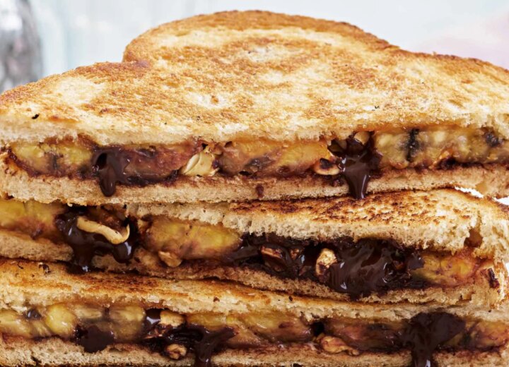Banana Breakfast Sandwiches