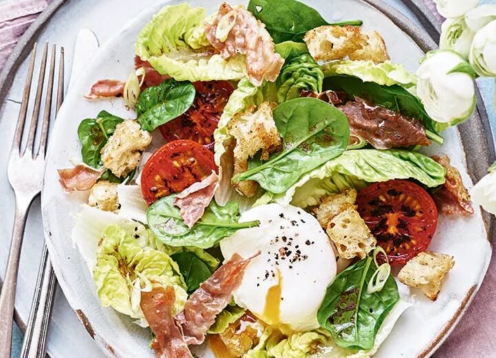 Brunch Salad With Coffee Dressing