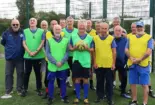 Walking football group shot