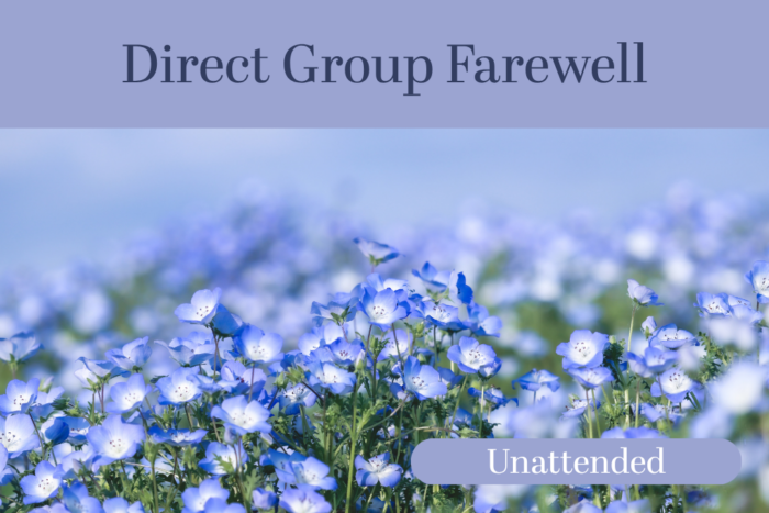 Direct group farewell