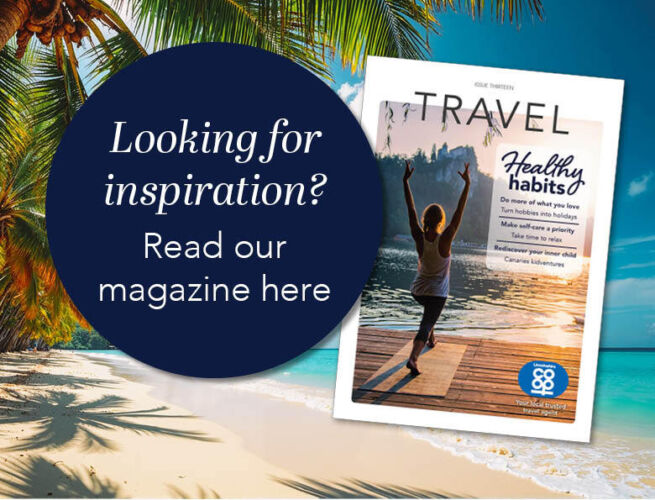 Travel magazine web slider