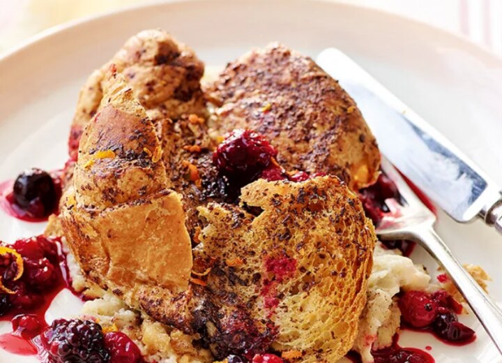 Baked Croissant French Toast