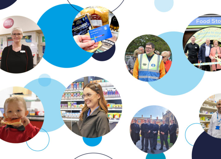 Annual Report Linked In and App Photos Graphic