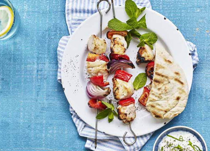 Honey And Garlic Chicken Kebabs