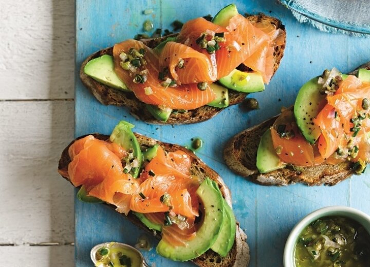 Open Salmon Sandwich Resized