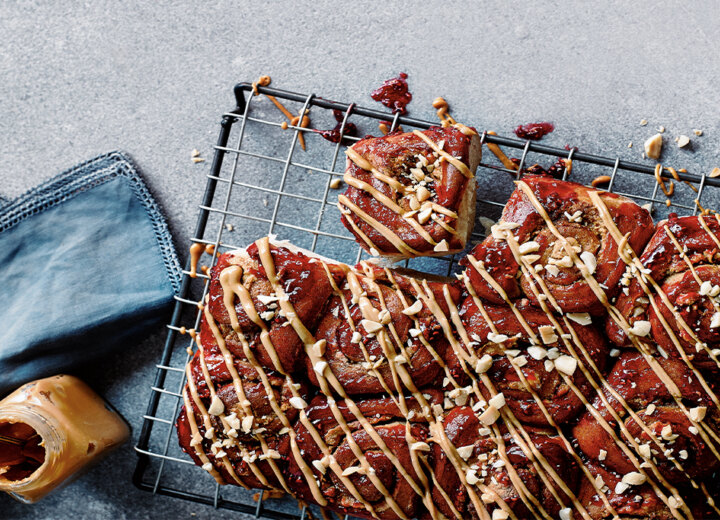 Peanut Butter And Jelly Breakfast Buns