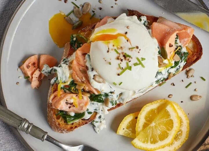 Tea stained salmon