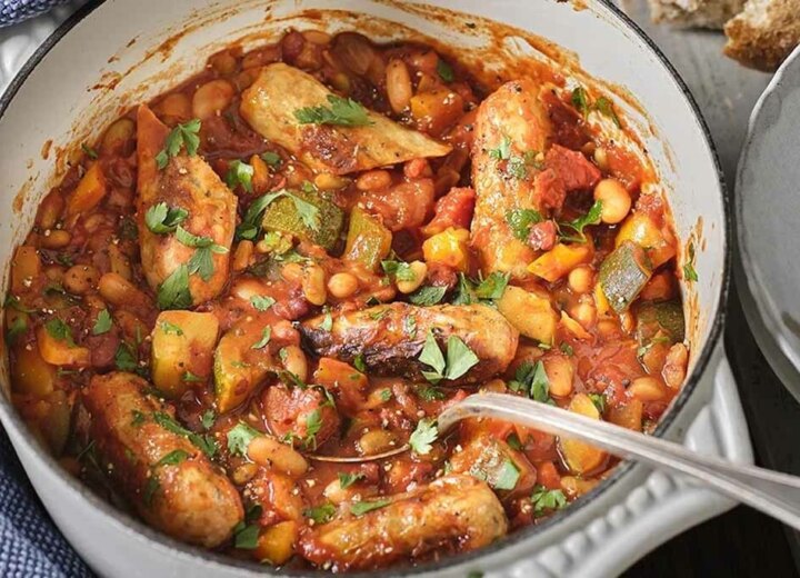 Veggie sausage bake web