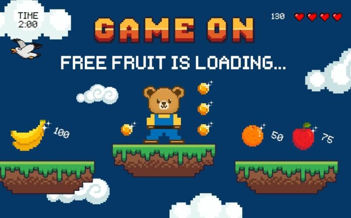 Free Fruit Retro video games July 2024 FB 1024px X 638px