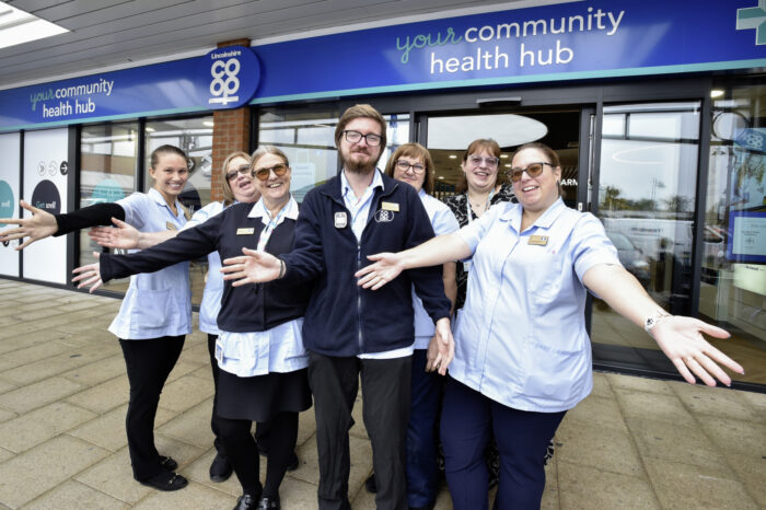 Image of Team-outside-the-new-Health-Hub.JPG for First look at new £890K Birchwood Health Hub