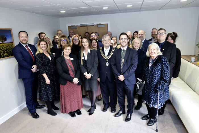 VIP guests tour new funeral home image Image of Funeral-team-and-VIP-guests.JPG for VIP guests tour new funeral home