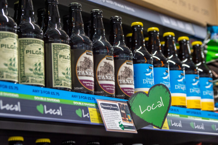 Lincolnshire Co-op increases range of local products image Image of Love-Local-signage-Pheasantry-Brewery.jpg for Lincolnshire Co-op increases range of local products