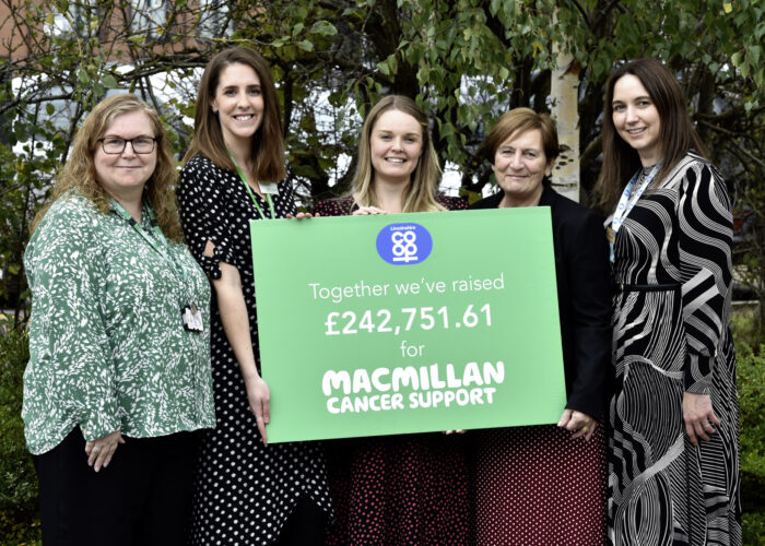 Macmillan and Lincolnshire Co op representatives