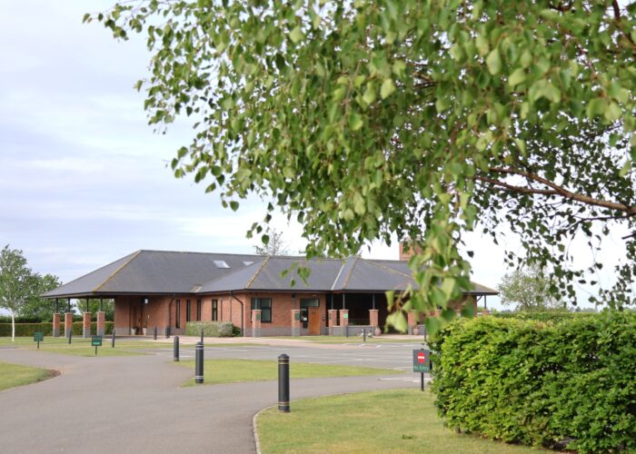 Front of crematorium