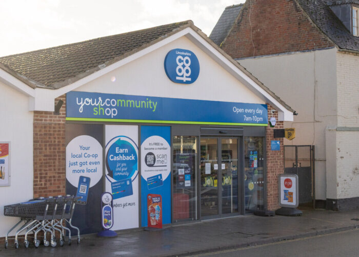 Lincolnshire Co op Donington Food Store opening exterior
