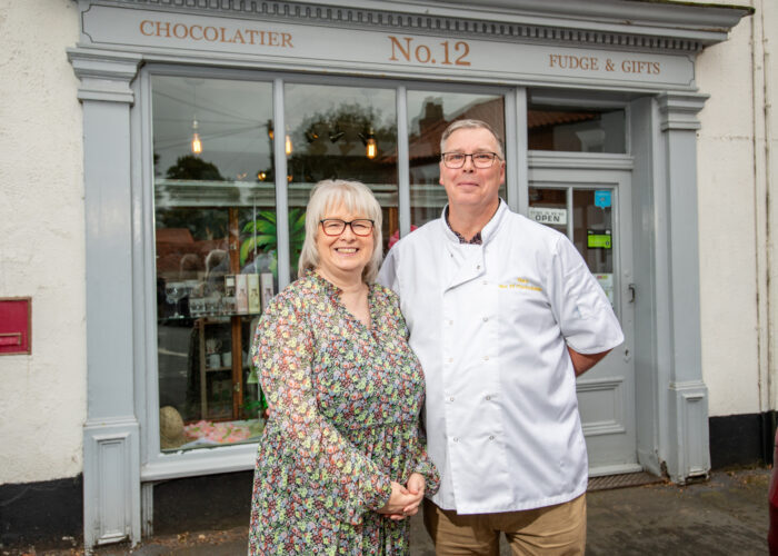 Paul and wife Lynn No 12 Chocolatier