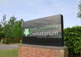 Crematorium sign