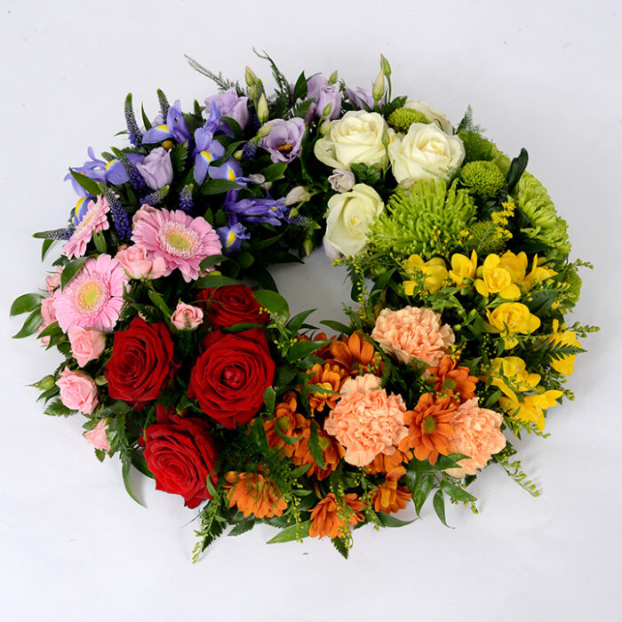 Rainbow Wreath