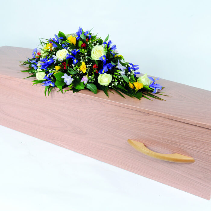 Freesia Coffin Spray