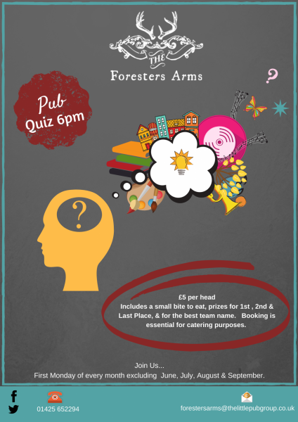 Foresters Pub Quiz