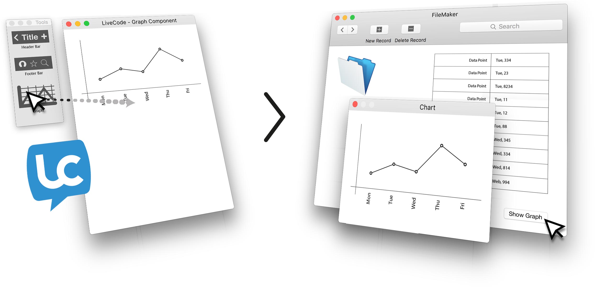 Components - LiveCode to FileMaker