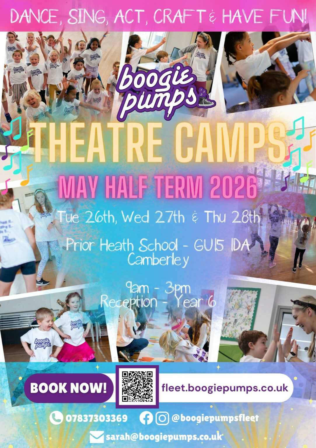Boys and girls enjoying a boogie pumps Fleet street dance class
