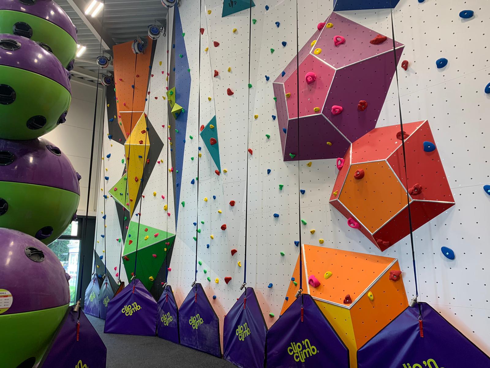 Children Rock Climbing