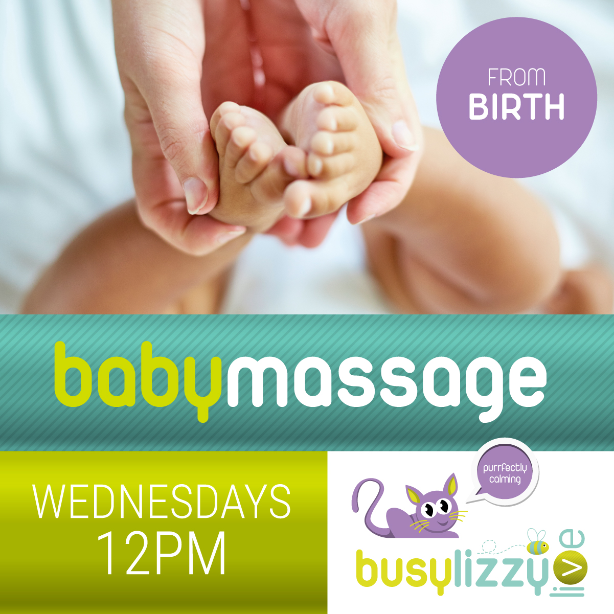  Virtual Baby Massage Classes with Busylizzy localfamily.events