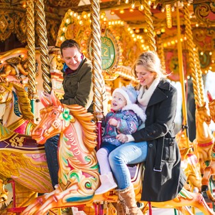 Savil gardens christmas Carousels