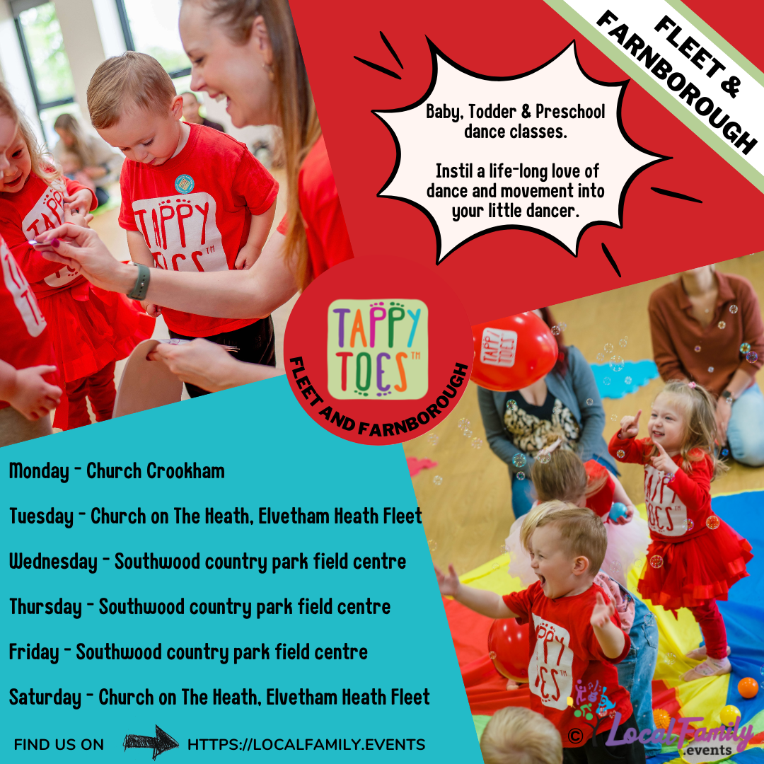 Toddlers enjoying a tappy toes class