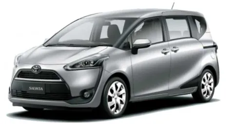 hire a Toyota Sienta in Cyprus