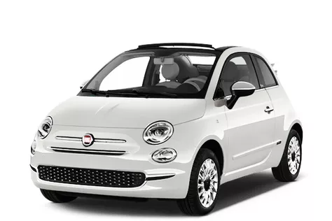Fiat 500 C araç kiralama Fas