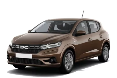 Dacia Sandero 2023 — rental Baia dei Simpson