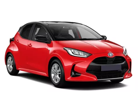 Toyota Yaris 2023 — rental Baia dei Simpson