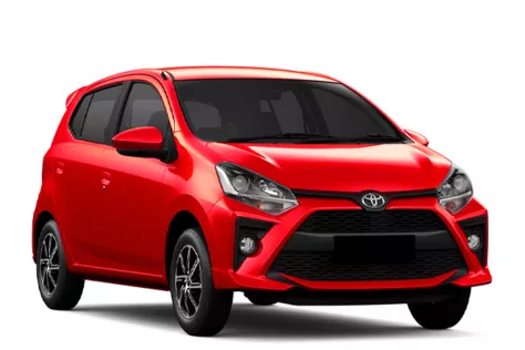 Toyota Agya 2023 — rental Baia dei Simpson