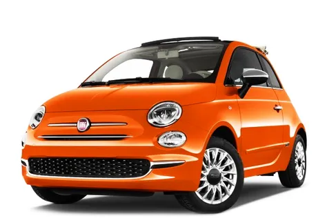 Fiat 500C 2023 — rental Olbia