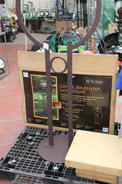 Tom Torrens Sculpture Designs Copper Bird Feeder With Stand Rrp 160