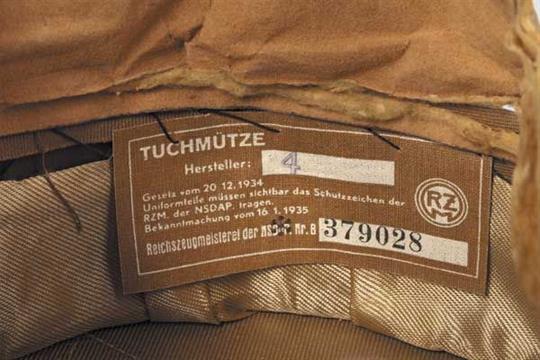 Schirmmutze Fur Ortsgruppenleiter Brauner Baumwollkoper Das